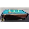 Image 2 : VALLEY DYNAMO 4 X 8 BILLIARDS POOL TABLE /W RACK