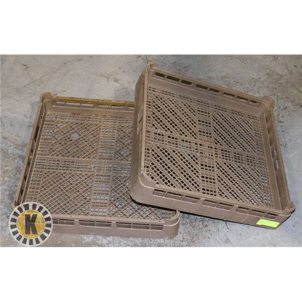 2 DISH RACKS