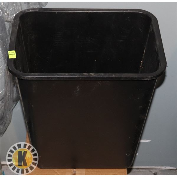 SMALL BLACK OFFICE GARBAGE CAN