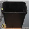 Image 1 : SMALL BLACK OFFICE GARBAGE CAN