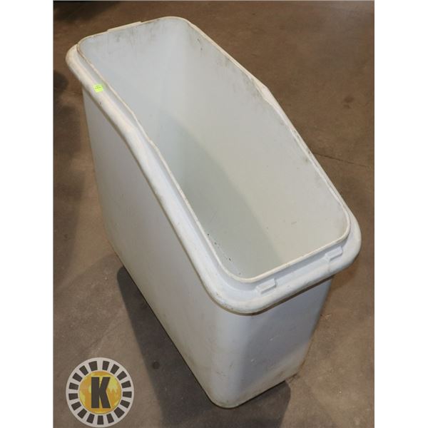 DRY GOODS BIN ON WHEELS