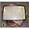 Image 1 : LOT OF 6 ALUMINUM FULL SIZED BAKING SHEET 18” X