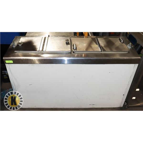 SLIM REACH IN FREEZER – CLEANED / TESTED / WORKING