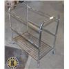 Image 1 : ROLLING ONE SHELF CART