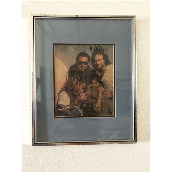 Van Halen band signed photo