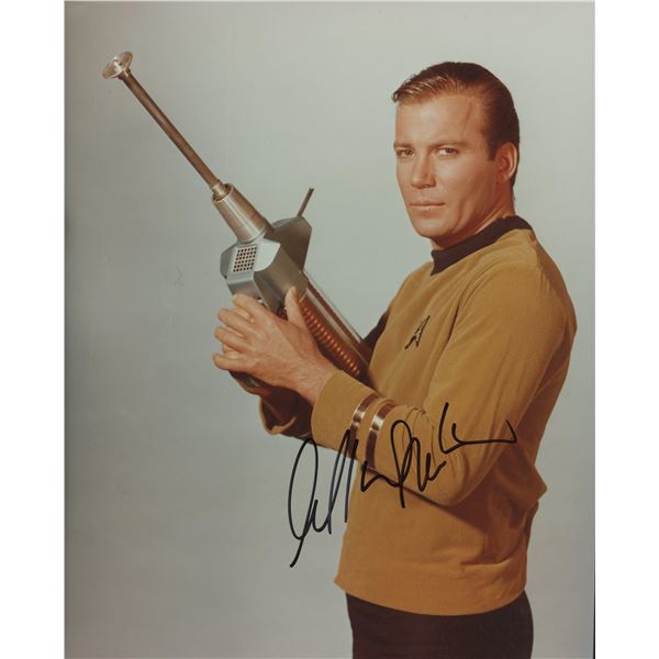 William Shatner signed "Star Trek" photo