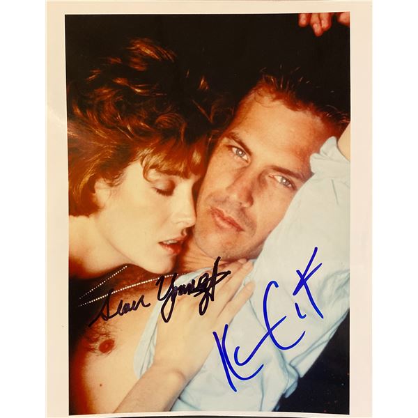 No Way Out Kevin Costner and Sean Young signed movie photo