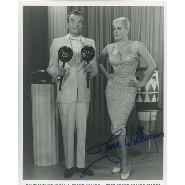 June Wilkinson signed photo