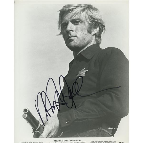 Tell Them Willie Boy is Here Robert Redford signed movie photo