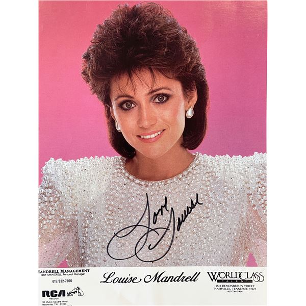 Louise Mandrell signed photo