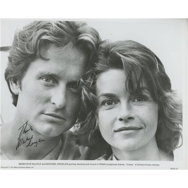 Coma Michael Douglas signed movie photo