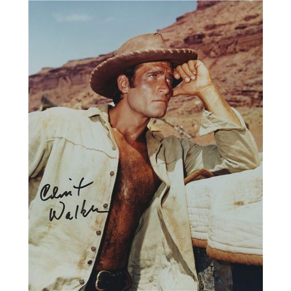 Cheyenne Clint Walker signed photo