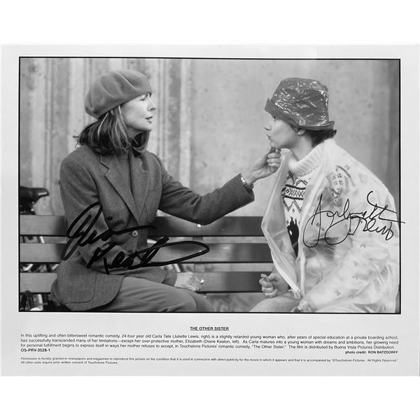 The Other Sister Diane Keaton and Juliette Lewis signed movie photo