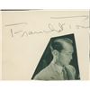 Image 1 : Franchot Tone signature cut and photo