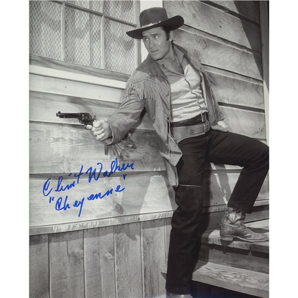 Clint Walker signed photo