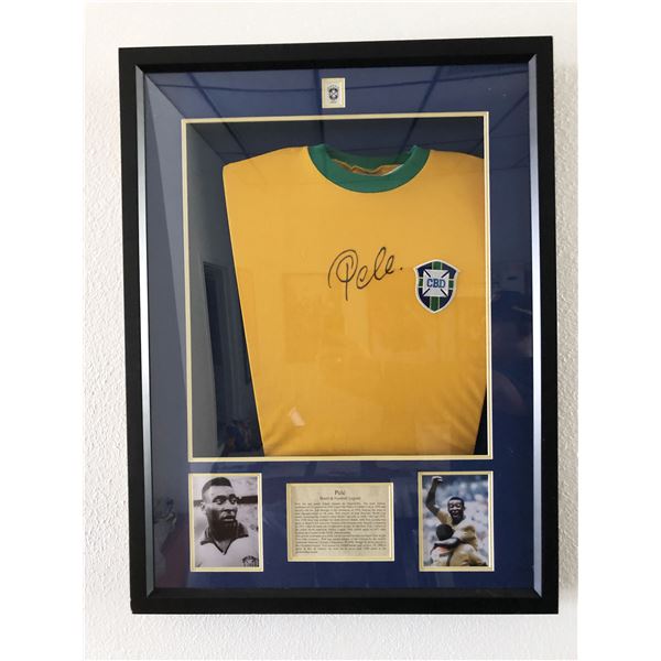 Pele Brazil signed jersey