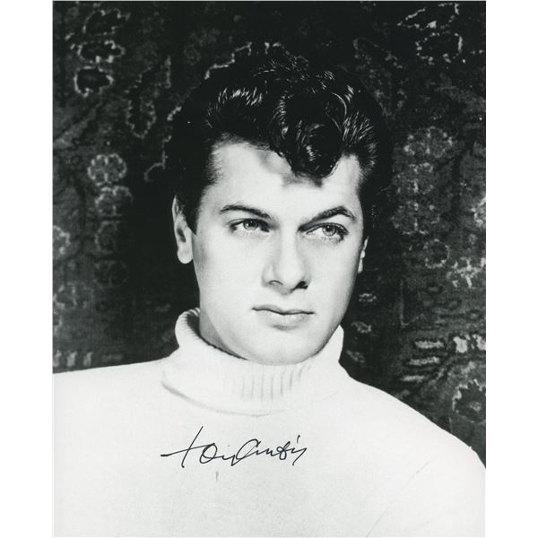 Tony Curtis signed photo