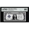 Image 1 : 1928 $1 Funnyback Silver Certificate Note Fr.1600 PMG Gem Uncirculated 66EPQ