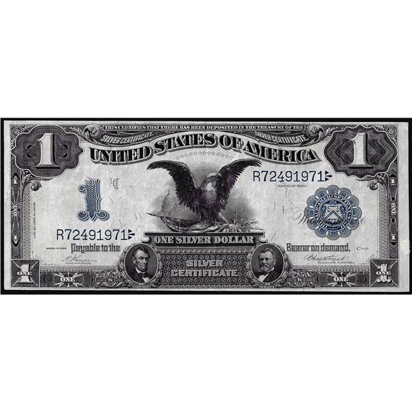 1899 $1 Black Eagle Silver Certificate Note