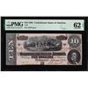 Image 1 : 1864 $10 Confederate States of America Note T-68 PMG Uncirculated 62EPQ