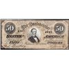 Image 1 : 1864 $50 Confederate States of America Note
