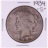 Image 1 : 1934-S $1 Peace Silver Dollar Coin