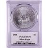Image 2 : 2018 $1 American Silver Eagle Coin PCGS MS70