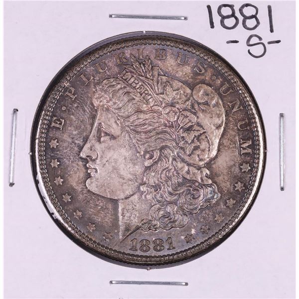 1881-S $1 Morgan Silver Dollar Coin Nice Toning