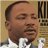 Image 2 : Steve Kaufman (1960-2010) "Martin Luther King" Original Serigraph On Canvas