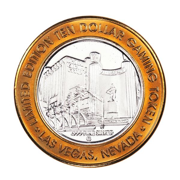 .999 Silver Las Vegas Club $10 Casino Limited Edition Gaming Token