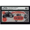 Image 1 : 1860's $5 Bank of Washington North Carolina Obsolete Note PMG Gem Uncirculated 66EPQ