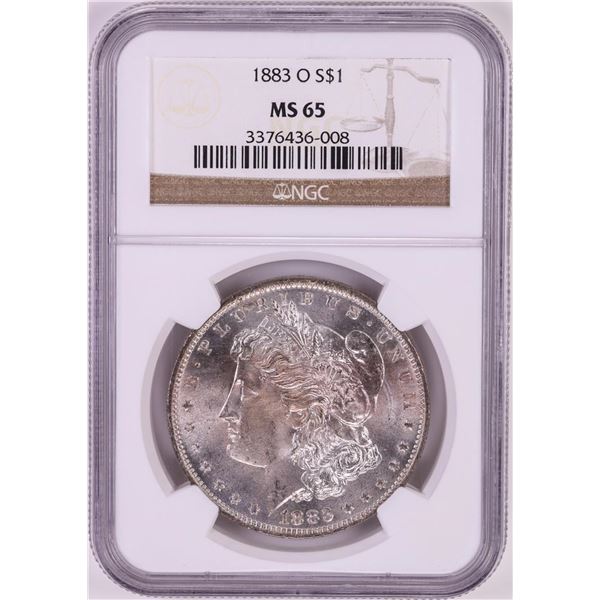 1883-O $1 Morgan Silver Dollar Coin NGC MS65
