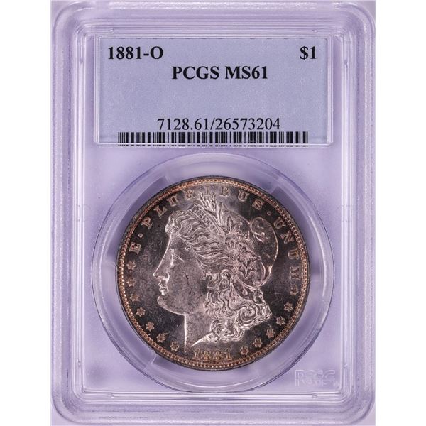 1881-O $1 Morgan Silver Dollar Coin PCGS MS61