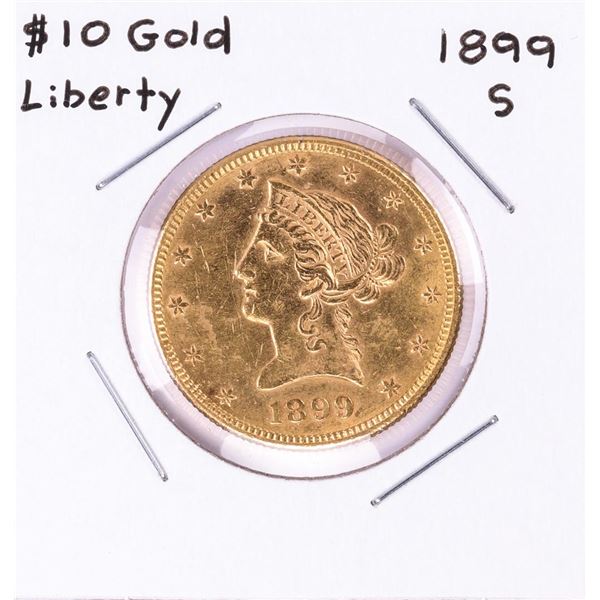 1899-S $10 Liberty Head Eagle Gold Coin