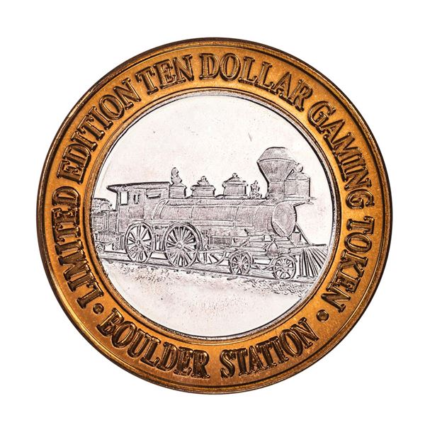 .999 Silver Boulder Station Hotel Casino Las Vegas, NV $10 Limited Casino Token