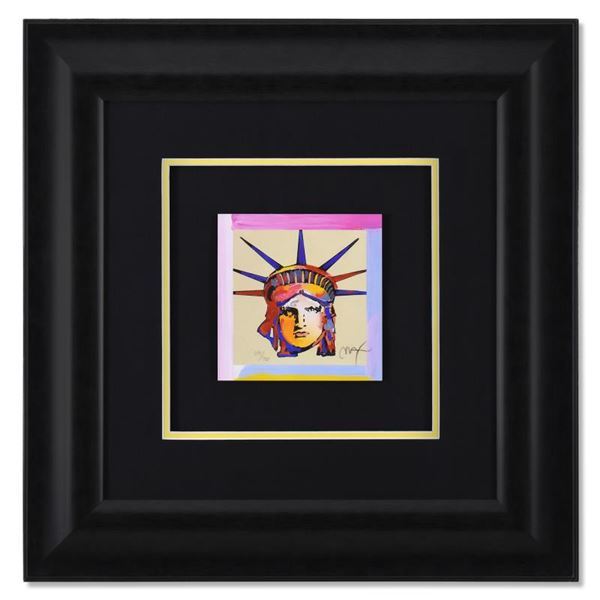 Peter Max "Liberty Head X" Limited Edition Lithograph On Paper