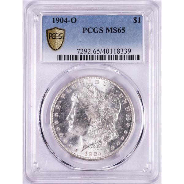 1904-O $1 Morgan Silver Dollar Coin PCGS MS65