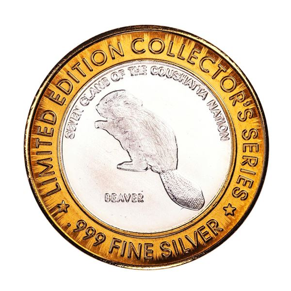 .999 Fine Silver Grand Casino $10 Limited Edition Gaming Token