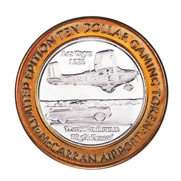 .999 Silver McCarran International Airport Las Vegas, NV $10 Limited Casino Token