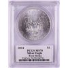 Image 2 : 2014 $1 American Silver Eagle Coin PCGS MS70 First Strike Mercanti Signature