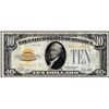 Image 1 : 1928 $10 Gold Certificate Note