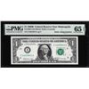 Image 1 : 1969B $1 Federal Reserve Note Radar Serial Number Fr.1905-I PMG Gem Uncirculated 65EPQ