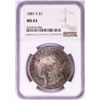 Image 1 : 1881-S $1 Morgan Silver Dollar Coin NGC MS63 Nice Toning