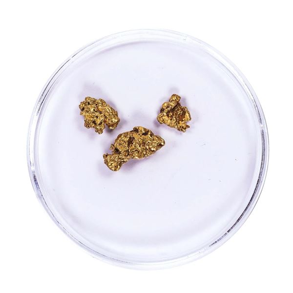 Lot of Gold Nuggets 1.86 Grams Total Weight