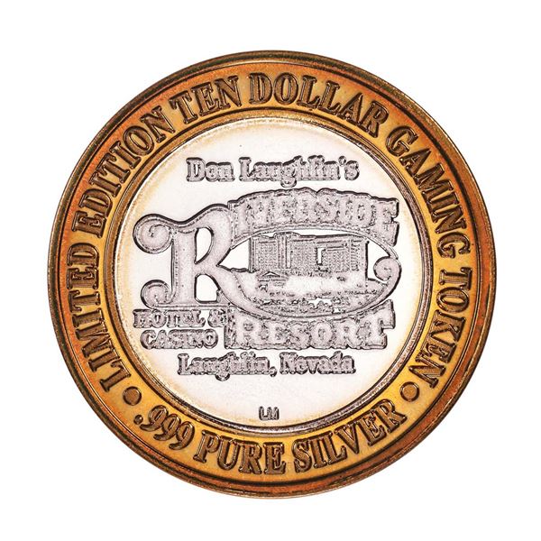 .999 Silver Riverside Resort Casino Laughlin, NV $10 Limited Edition Gaming Token