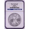 Image 1 : 2007-W $1 Burnished American Silver Eagle Coin NGC MS69