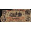 Image 1 : 1859 $5 Southern Bank New York with Bakery & Lunch Overprint Obsolete Note