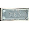 Image 2 : 1864 $10 Confederate States of America Note
