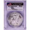 Image 1 : 2013 $1 American Silver Eagle Coin PCGS MS70 First Strike John M. Mercanti Signature