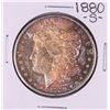 Image 1 : 1880-S $1 Morgan Silver Dollar Coin Amazing Toning